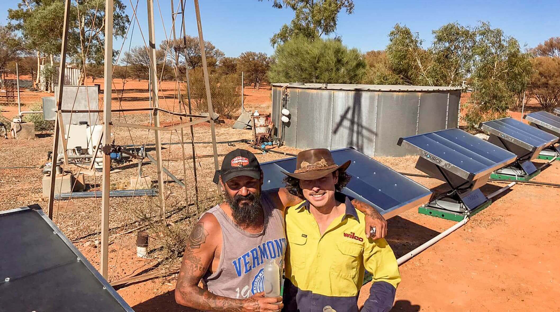 Providing renewable, clean water to a remote community in Australia